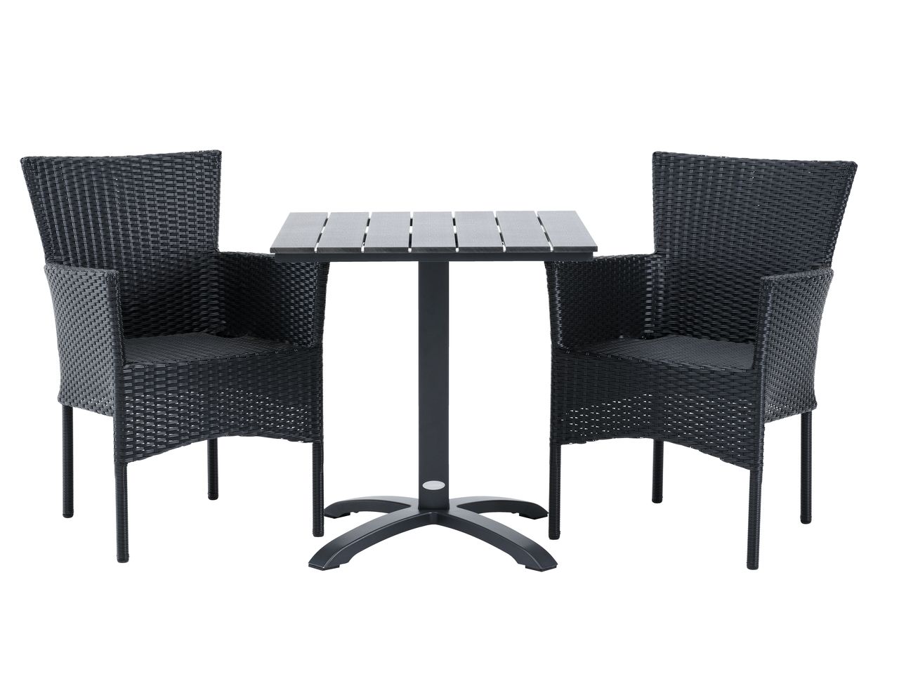 HOBRO L70 Table 2 AIDT Chaises Noir JYSK