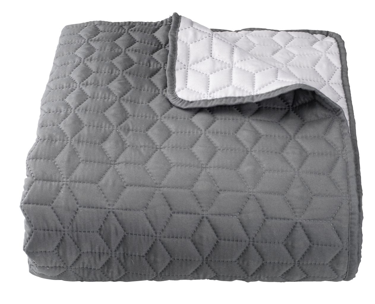 Bedspread Rosentre grey