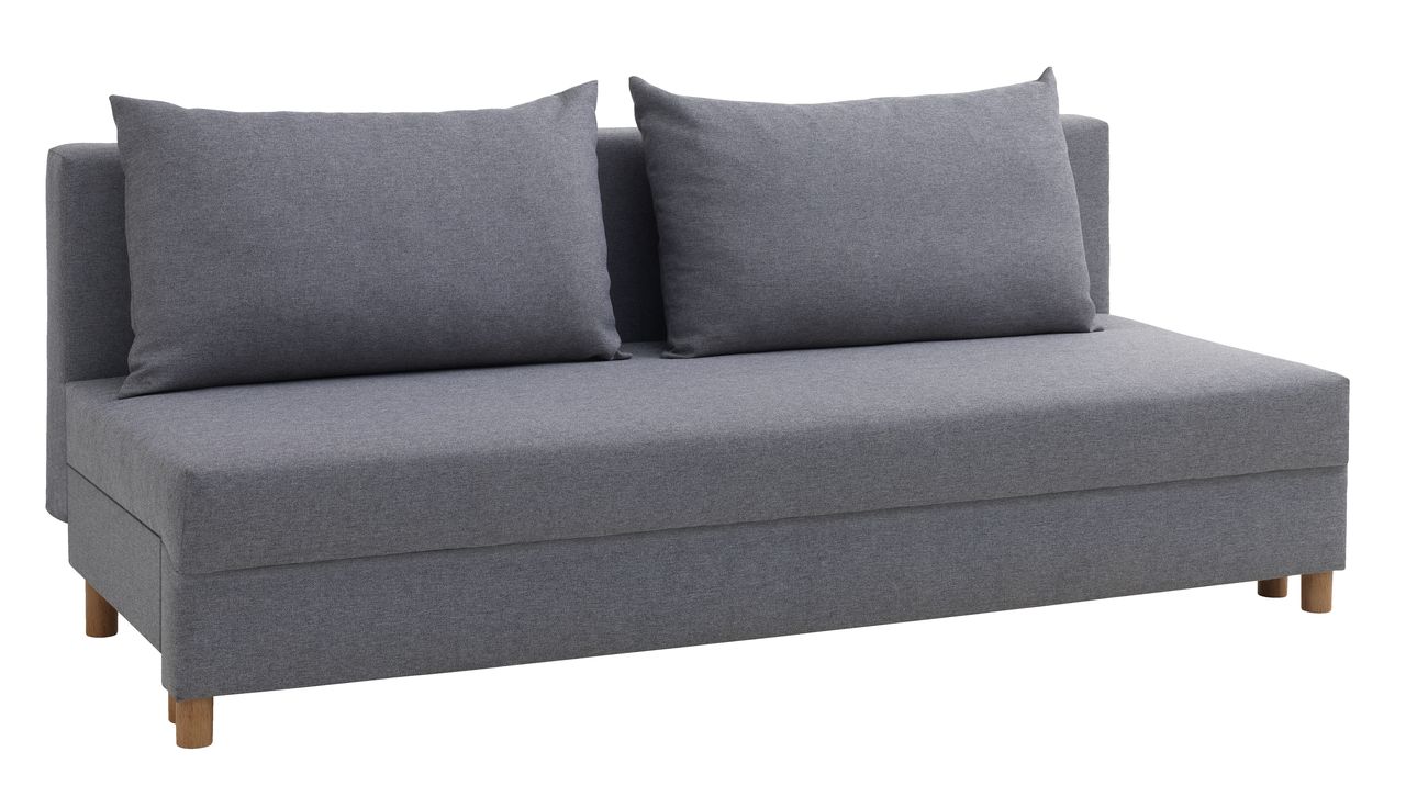 Sofa bed NORSMINDE light grey fabic JYSK