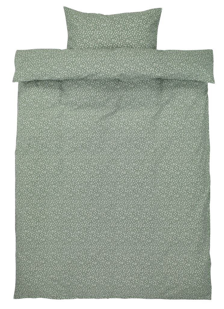 Duvet cover set HANNA SGL green JYSK