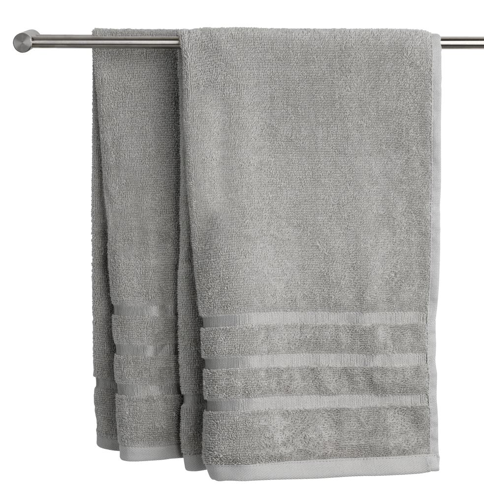 Bath towel YSBY 65x130 light grey JYSK