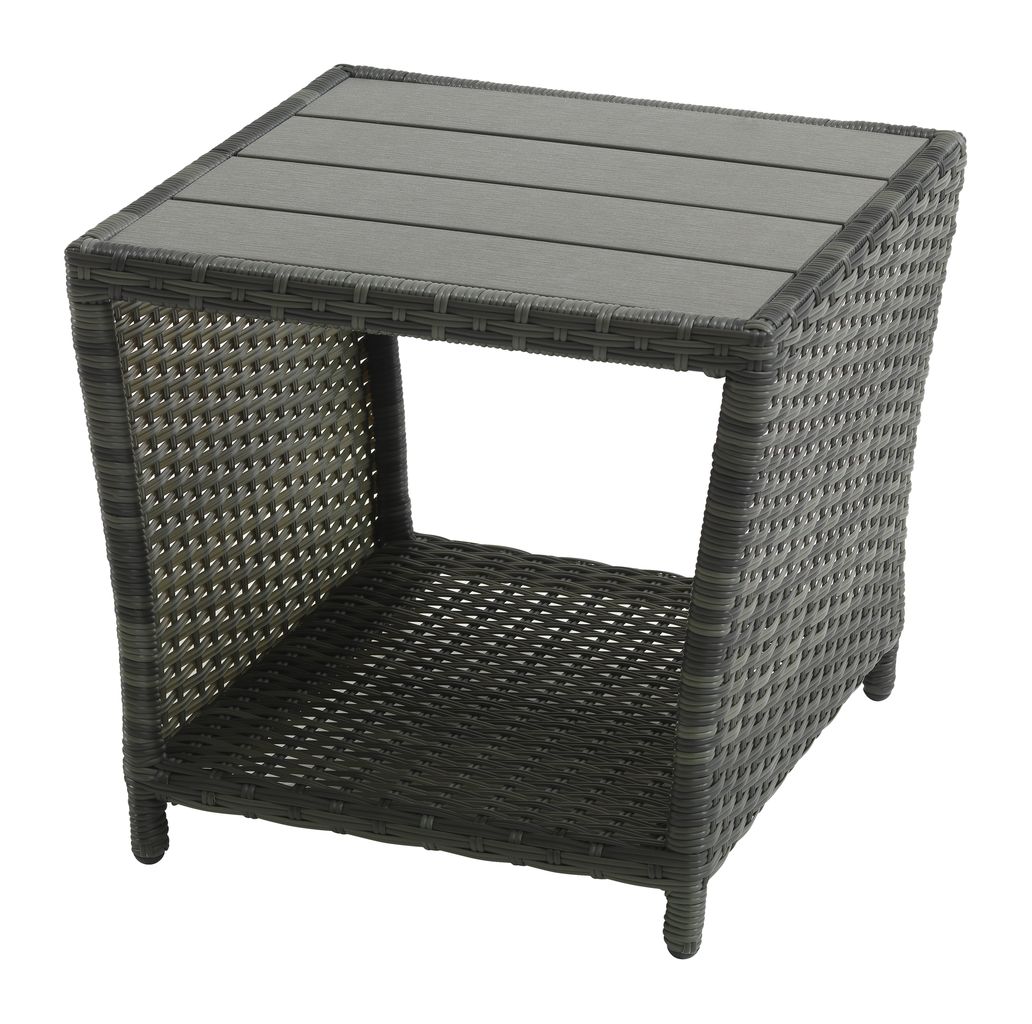 Beistelltisch STORD 45x45x40 grau DÄNISCHES BETTENLAGER