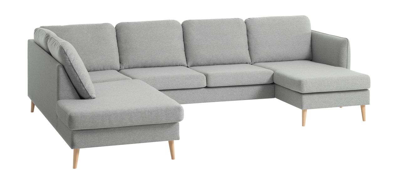 Sofa AARHUS hjørne venstre grå JYSK