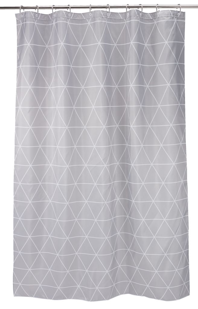 Shower curtain GREBO 150x200 grey JYSK