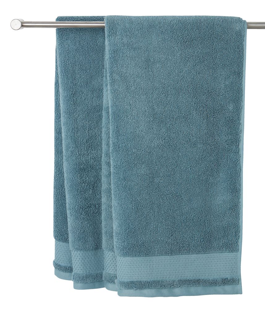 Hand towel NORA 50x100 dusty blue JYSK