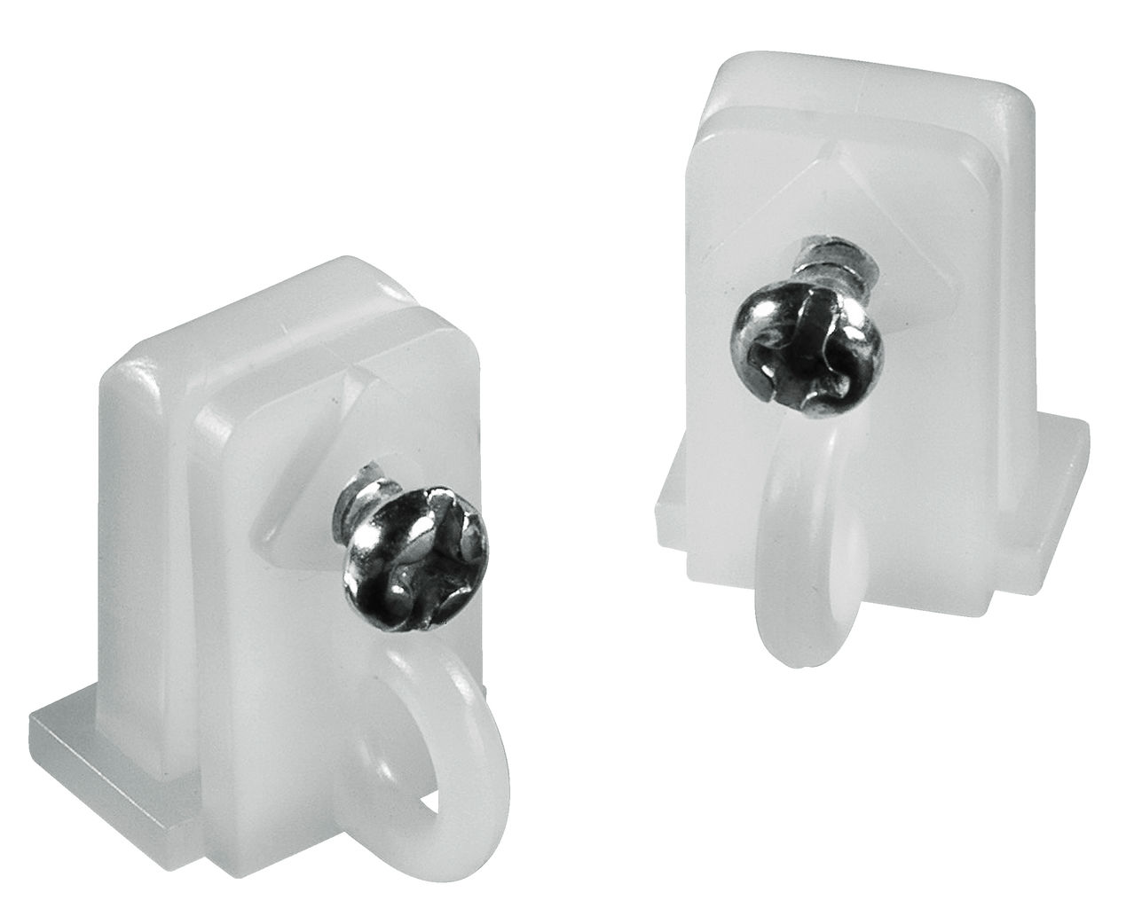 Stoppers v/gordijnroede 2st/pk wit JYSK