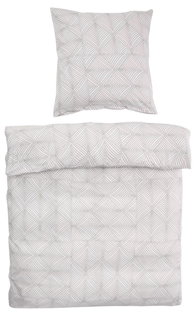 Juego funda nórdica PETTERN 220x220 gris | JYSK