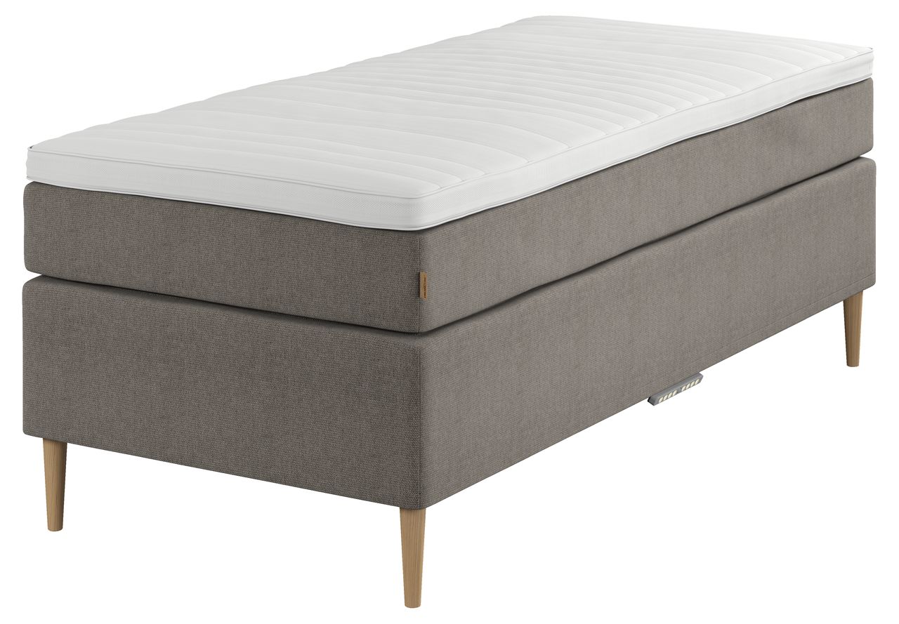 Boxspring 90x200 GOLD C110 grijs21 traagschuim JYSK