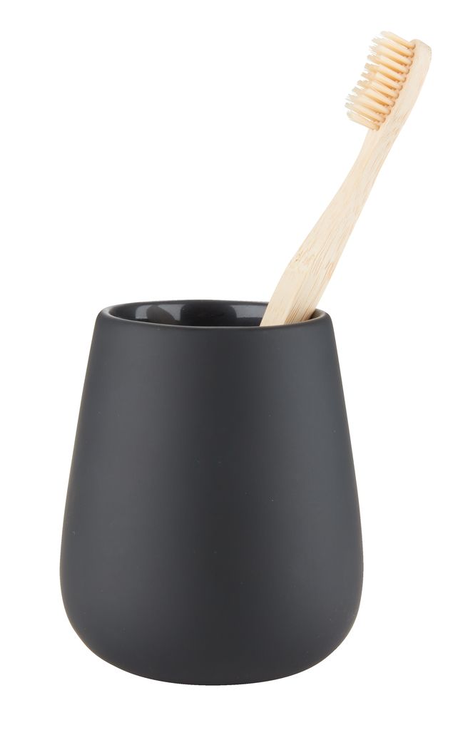 Black store toothbrush holder