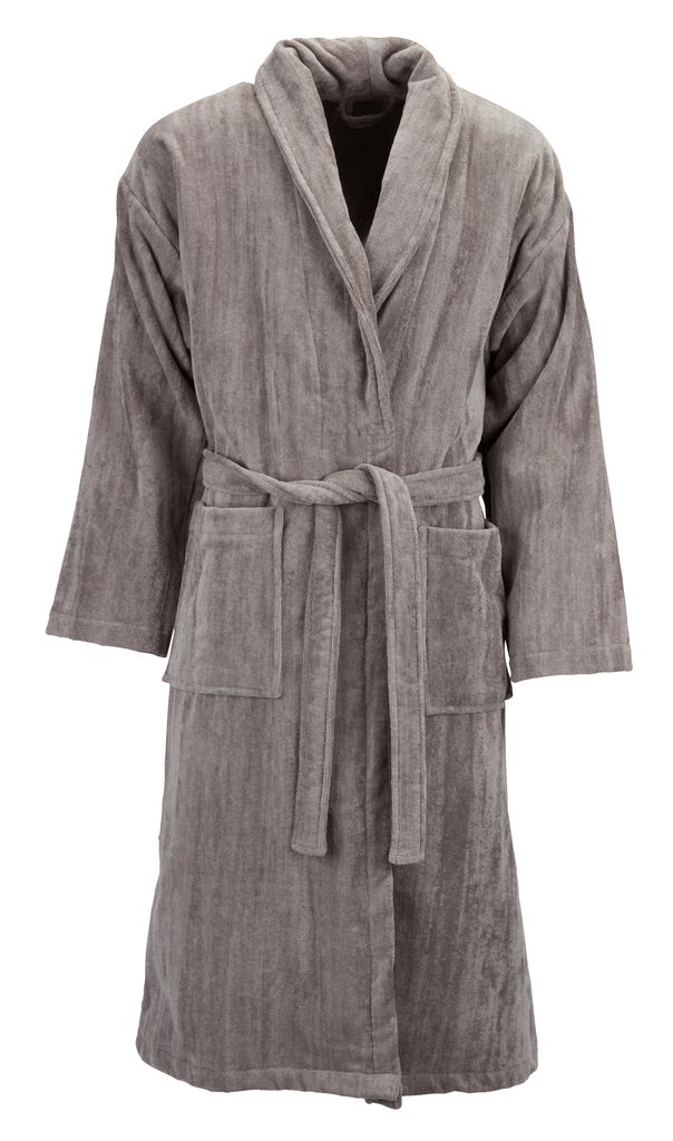 Bathrobe Tibro L Xl Grey Jysk