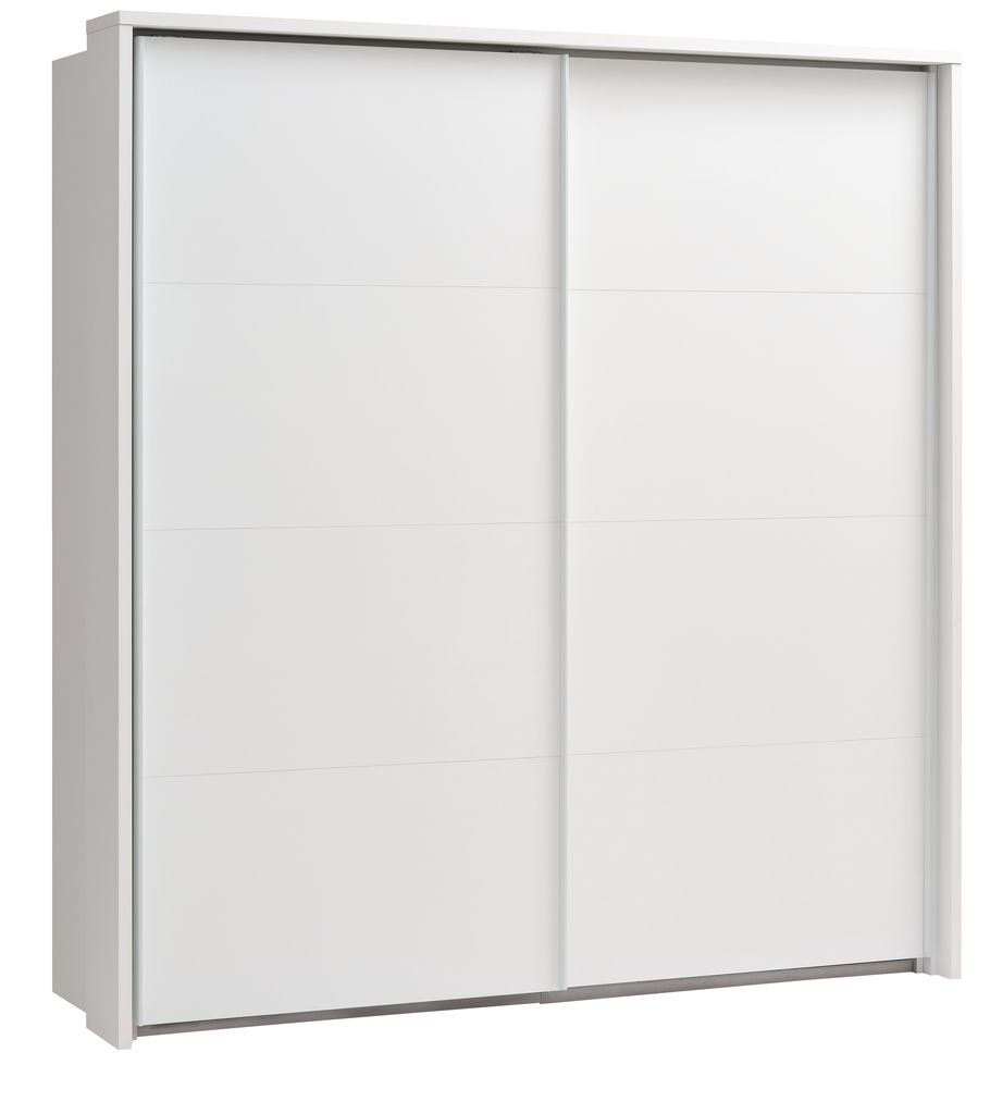 SALTOV wardrobe 204 with frame white JYSK