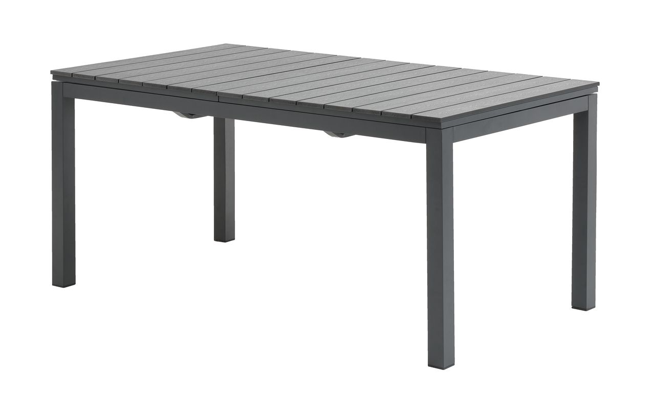 Gartentisch VATTRUP 95x170/273 schwarz JYSK