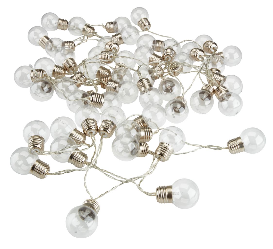 LED string lights FINK L735cm w/50 LED clear JYSK