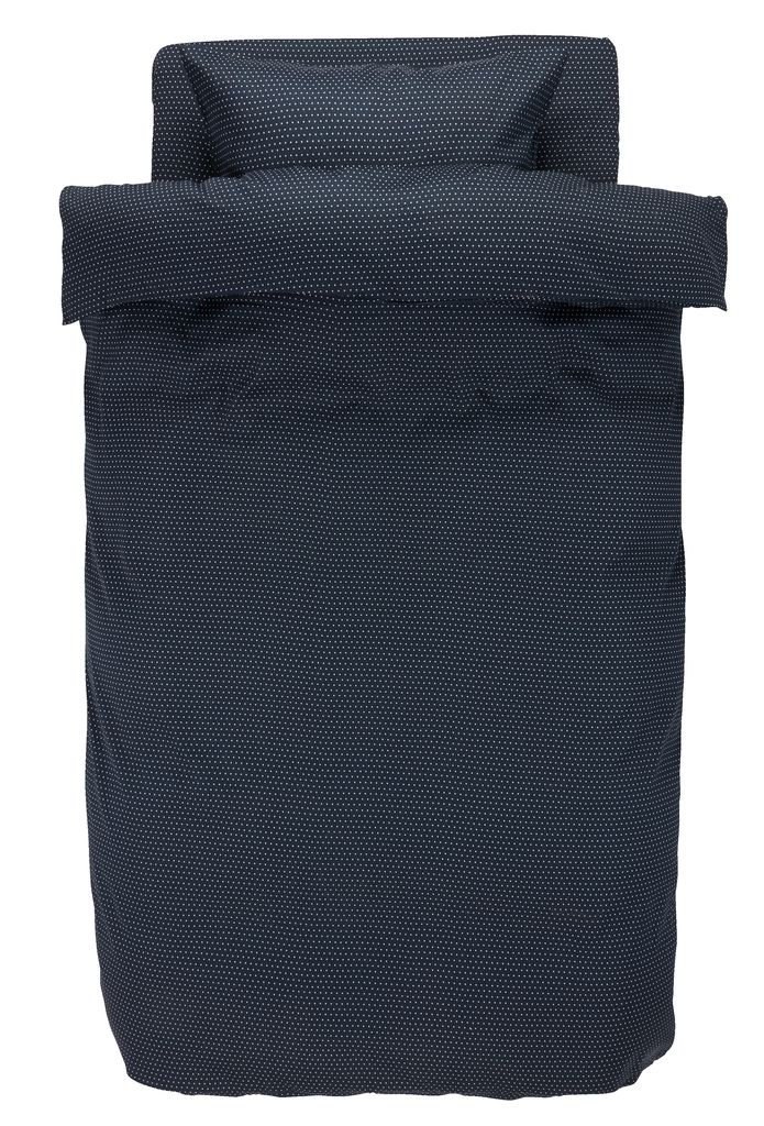 Спално бельо с чаршаф NIRA 140x200 тъмносиньо | JYSK