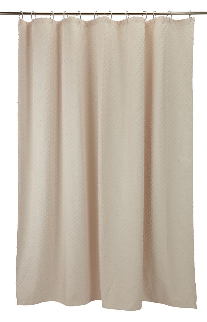 Shower curtain GUNNEBO 180x200 beige JYSK