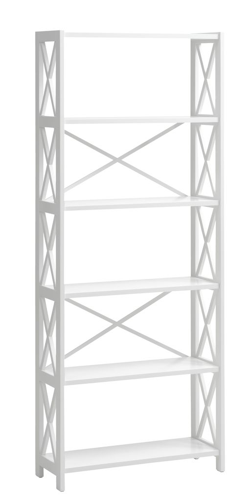 Regal ALMIND 6 Einlegeböden weiß JYSK