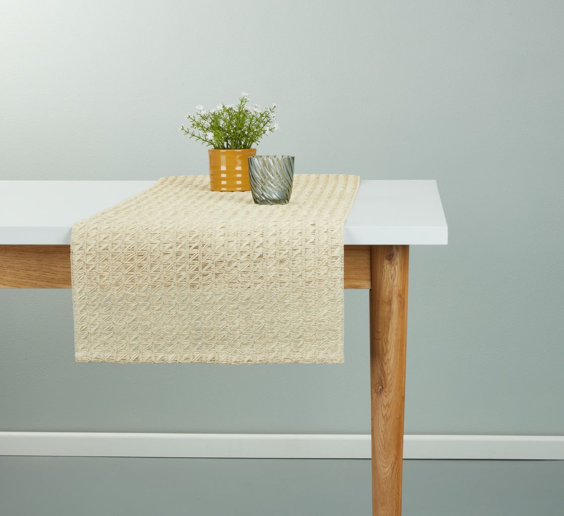 Table runner LUNDALM 37x150 natural JYSK