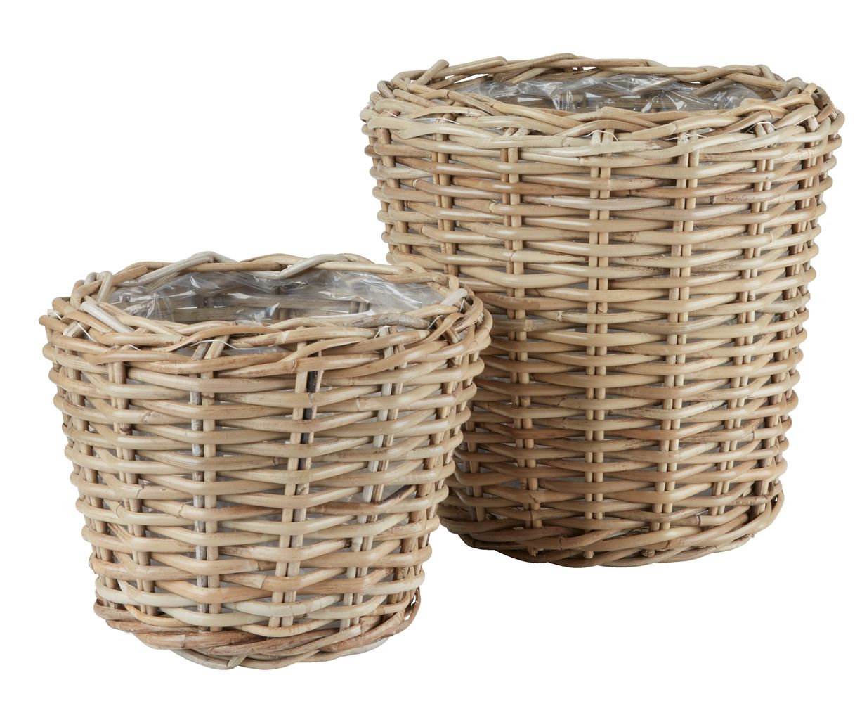 Planter basket RINGTROST D37/32 kubu natural set of 2 JYSK