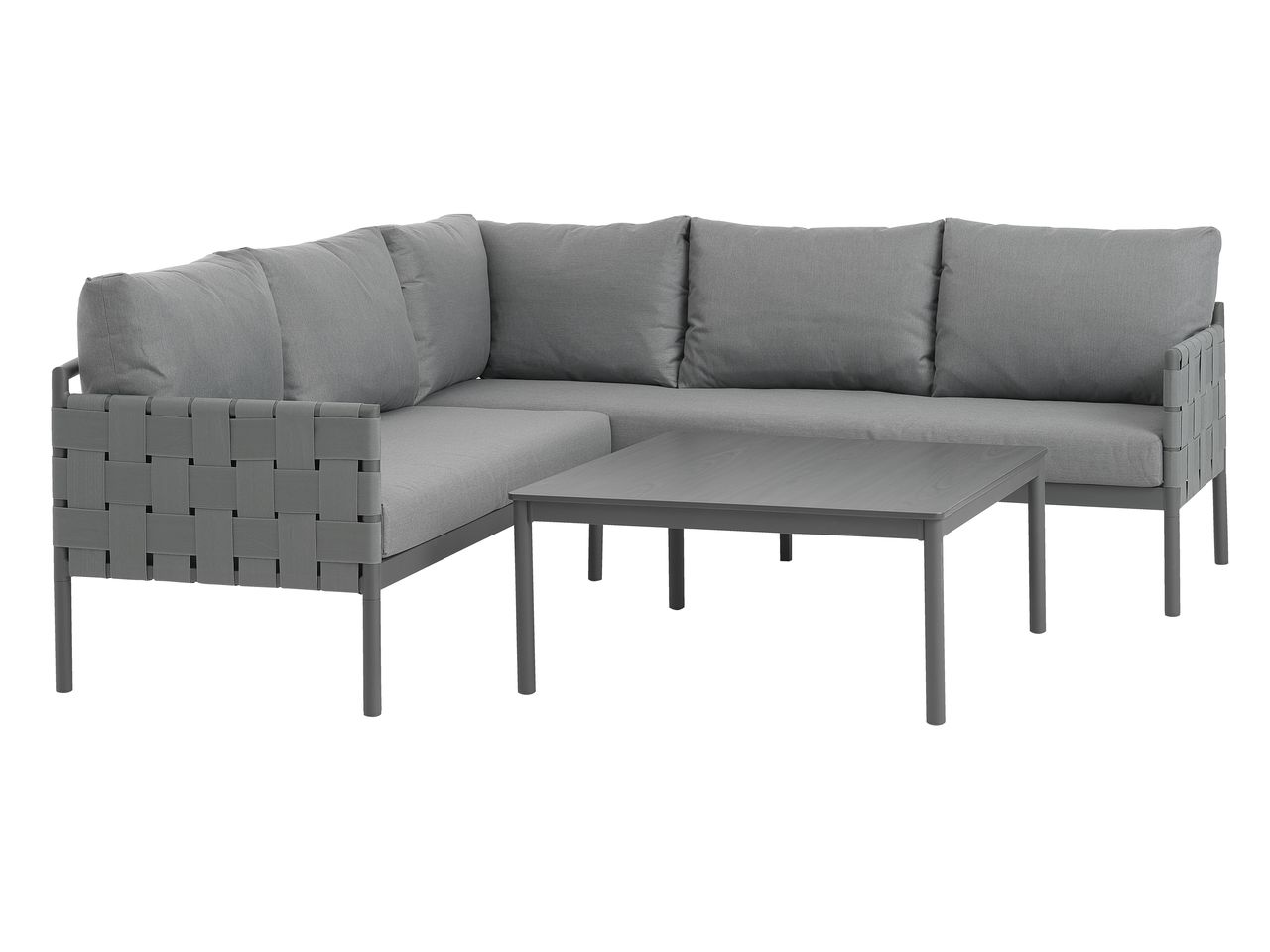 LoungeSet IANO 5 Personen grau JYSK