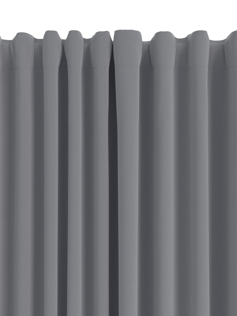 Grey blackout curtain