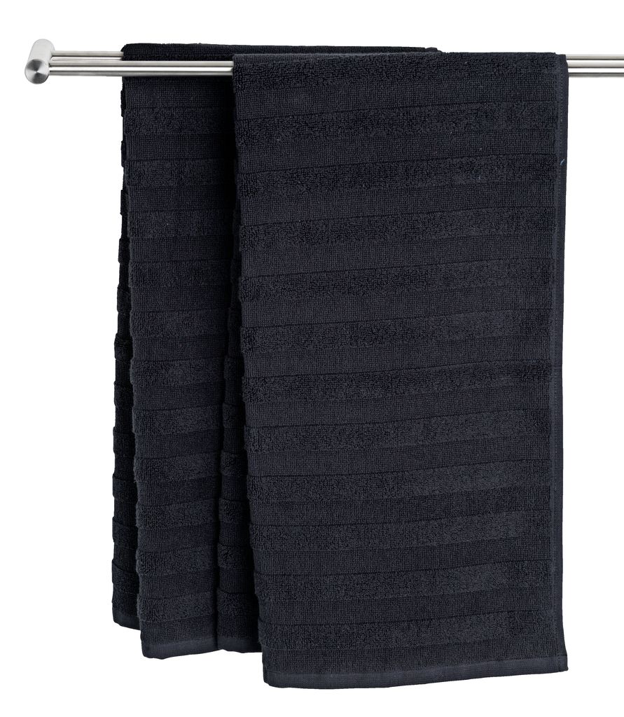 Handtuch TORSBY schwarz JYSK