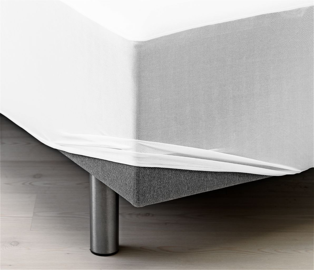 Waterproof Fitted sheet GUNN Single white JYSK