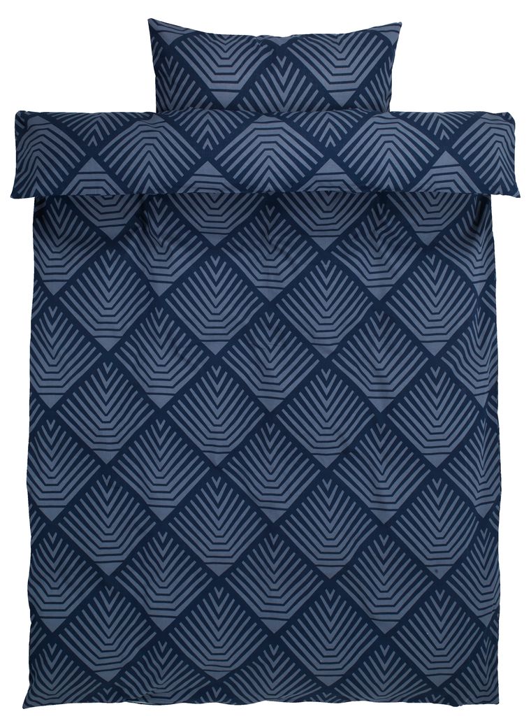 Duvet cover set NOVA Single blue JYSK