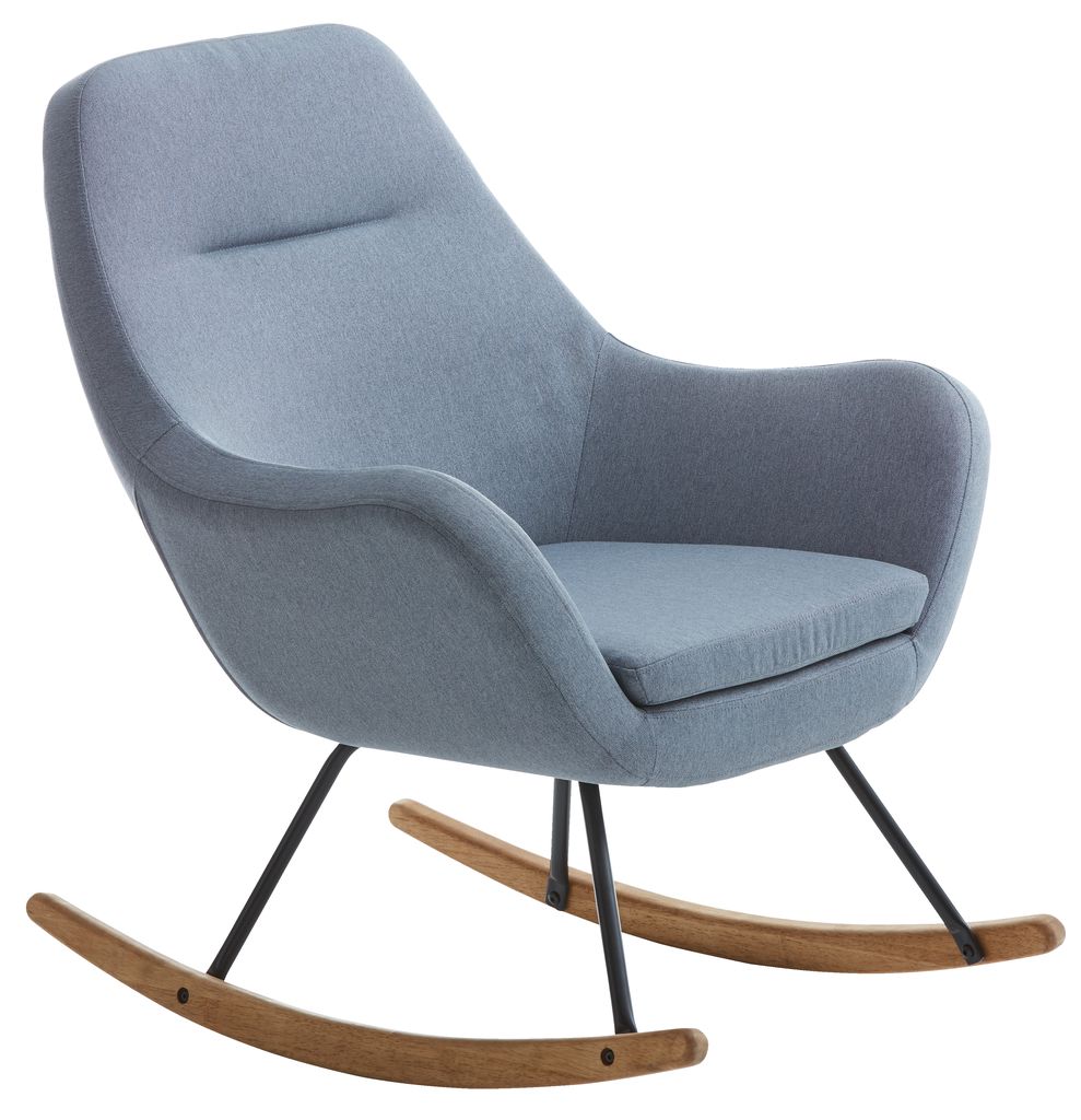 Fauteuil à bascule NEBEL bleu clair | JYSK