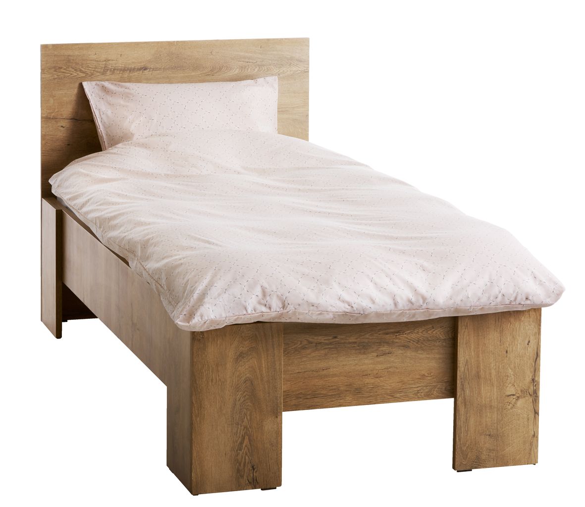  Bed  frame  VEDDE 90x200 wild oak JYSK 