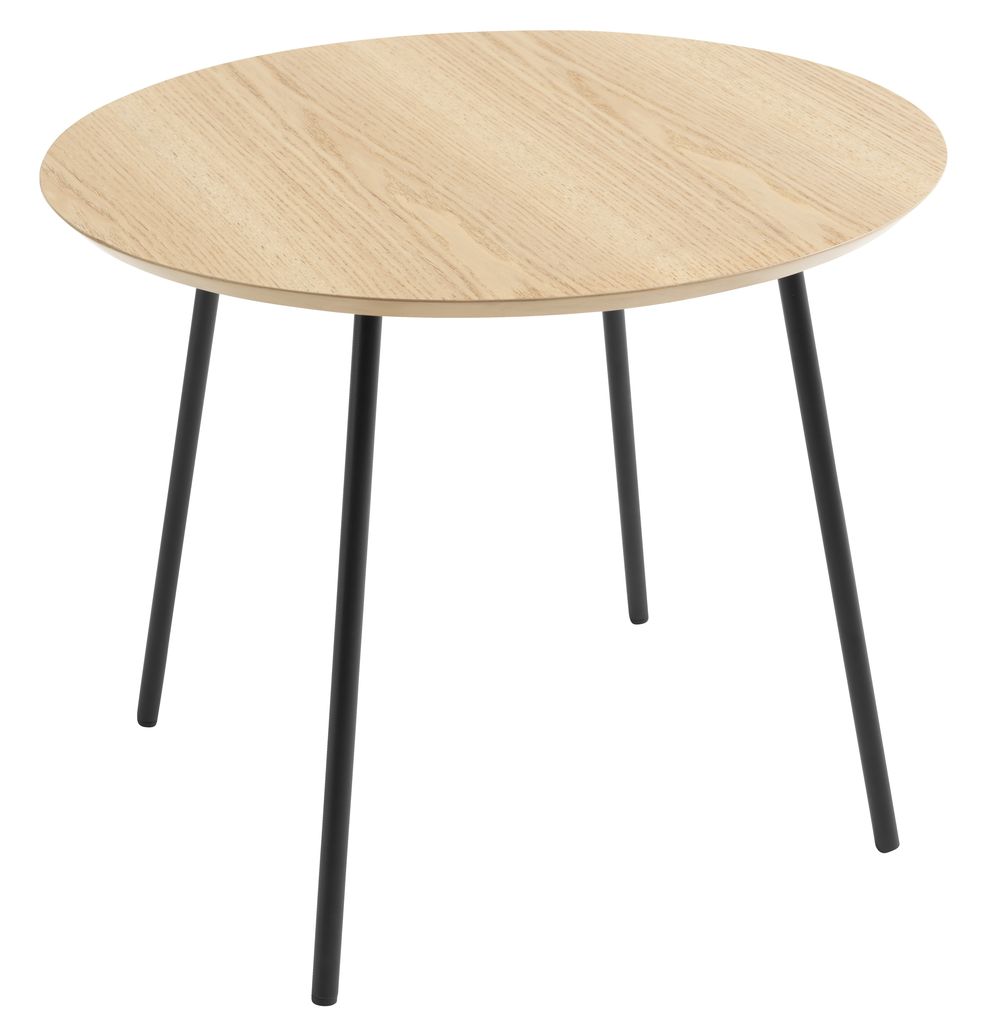 End table NYBO D55 oak/black JYSK
