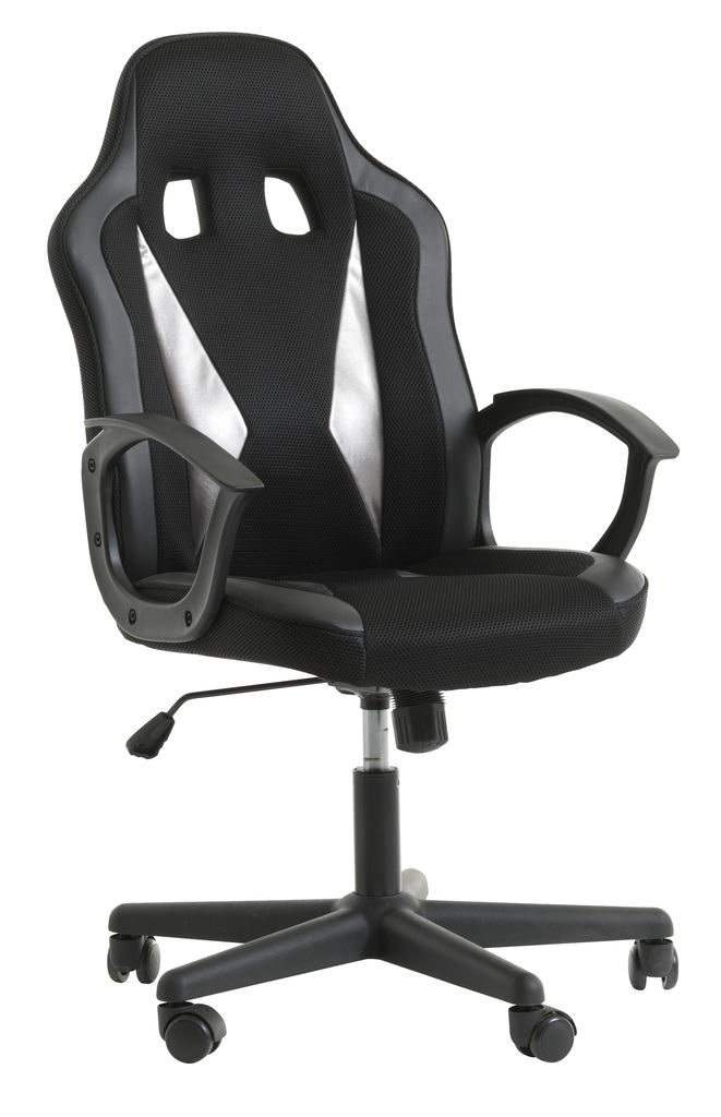 Gaming chair HARLEV black/grey | JYSK