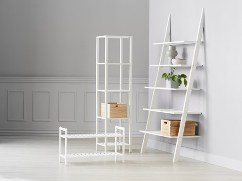 Shoe rack UGGERBY 2 shlv. white JYSK