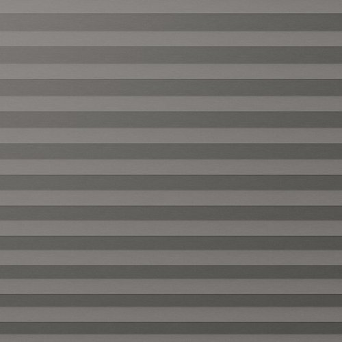 Plisségardin FYN 90x210 lysdemp grå