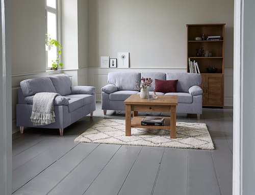 Sofa GEDVED 2-seater light grey
