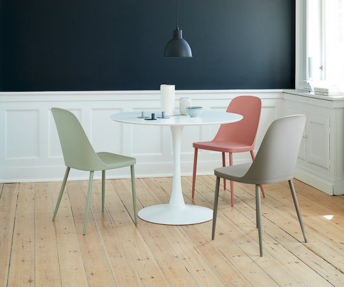 Trpezarijski stol RINGSTED Ø100 bijela