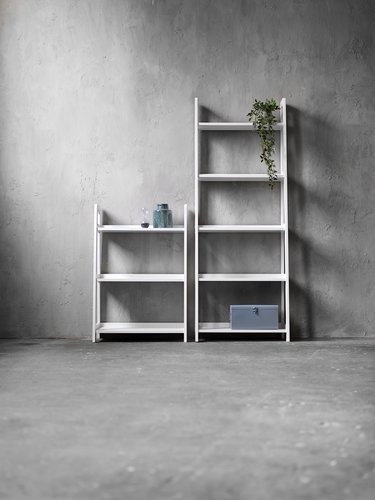 Bookcase HERNING 5 shelves white