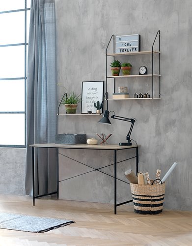 Secretária VANDBORG 60x120 carv./preto