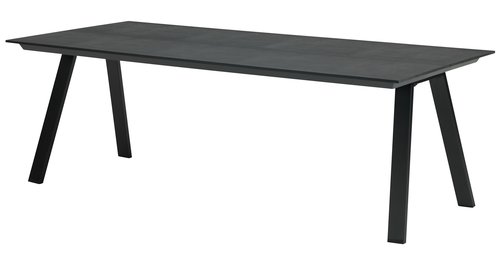 Table FAUSING l100xL220 noir
