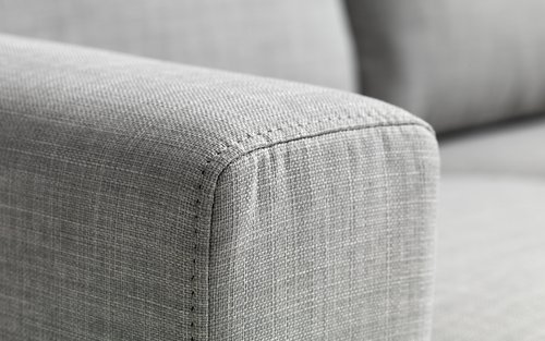 Sofa EGENSE 2-seter lys grå