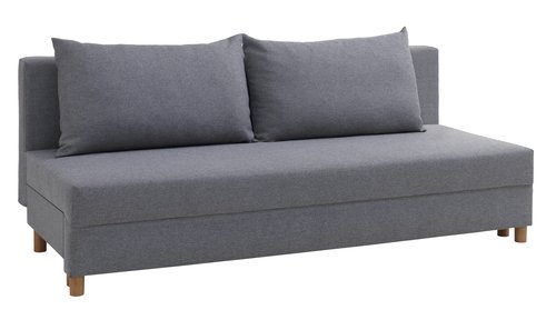 Sofa bed NORSMINDE light grey fabic