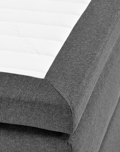 Tête de lit 90x125 H20 PLAIN Gris-41