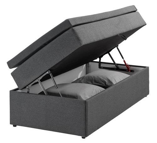 Tête de lit 90x125 H20 PLAIN Gris-41