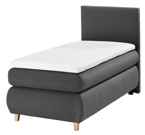 Tête de lit 90x125 H20 PLAIN Gris-41