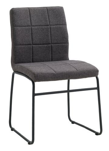 Dining chair HAMMEL grey/black