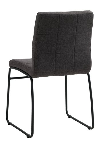 Dining chair HAMMEL grey/black | JYSK