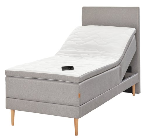 Sängynpääty 90x125 H30 CURVE harmaa-29