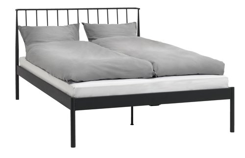 Bed frame ABILDRO King black