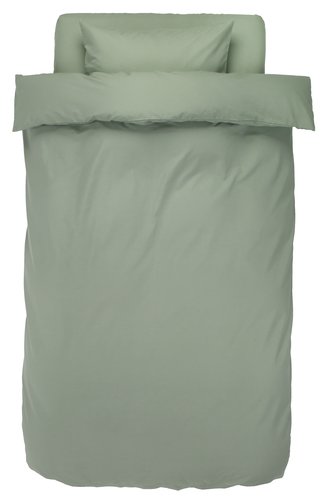 Спално бельо с чаршаф ELLEN 140x200 зелено