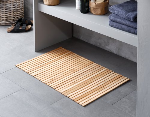 Alfombrilla de baño MARIEBERG 50x80 bambú