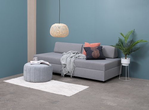 Sofa BEGYNDT svetlo siva